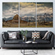 Rustic barn and mountain farmhouse wall art for living room