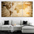 Rustic World Map Multi Panel Canvas Wall Art 1 piece