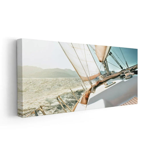 Cruising Sailboat Wall Art Canvas Print-Stunning Canvas Prints