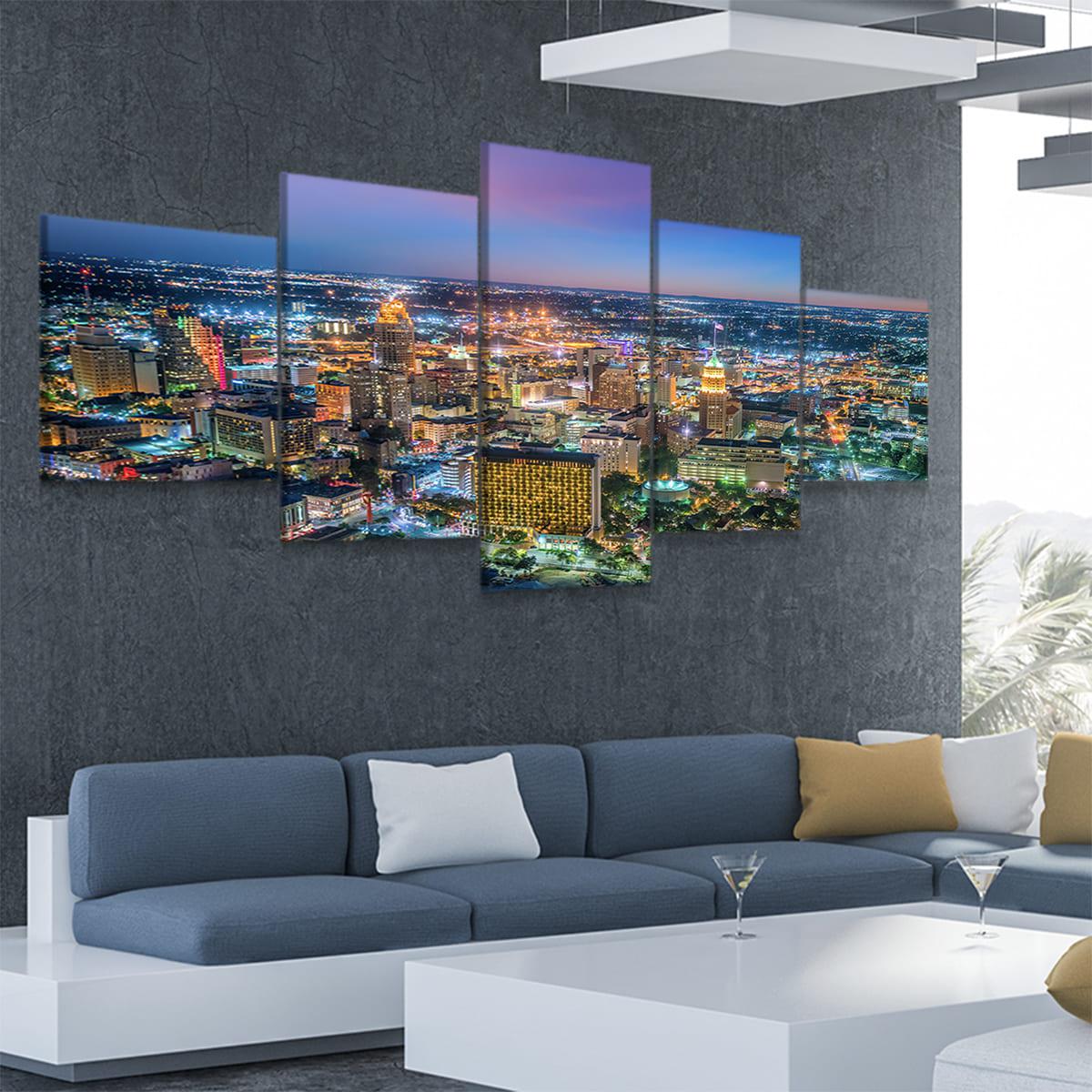 San Antonio Skyline Wall Art Canvas-Stunning Canvas Prints