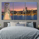 San Francisco Oakland Bay Bridge Wall Art Canvas-Stunning Canvas Prints