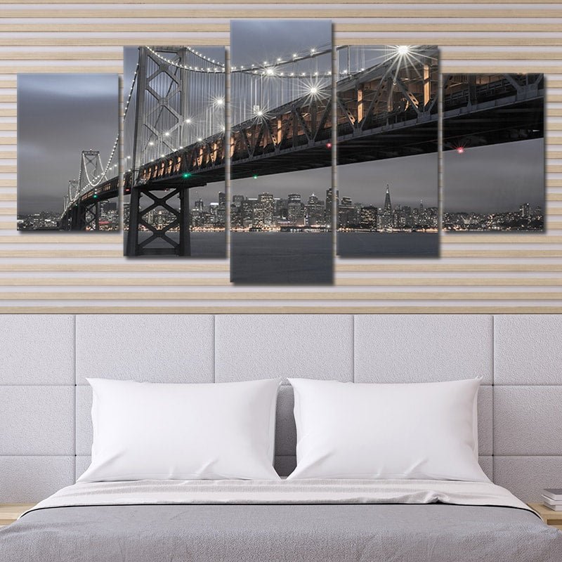 San Francisco Oakland Bridge wall canvas