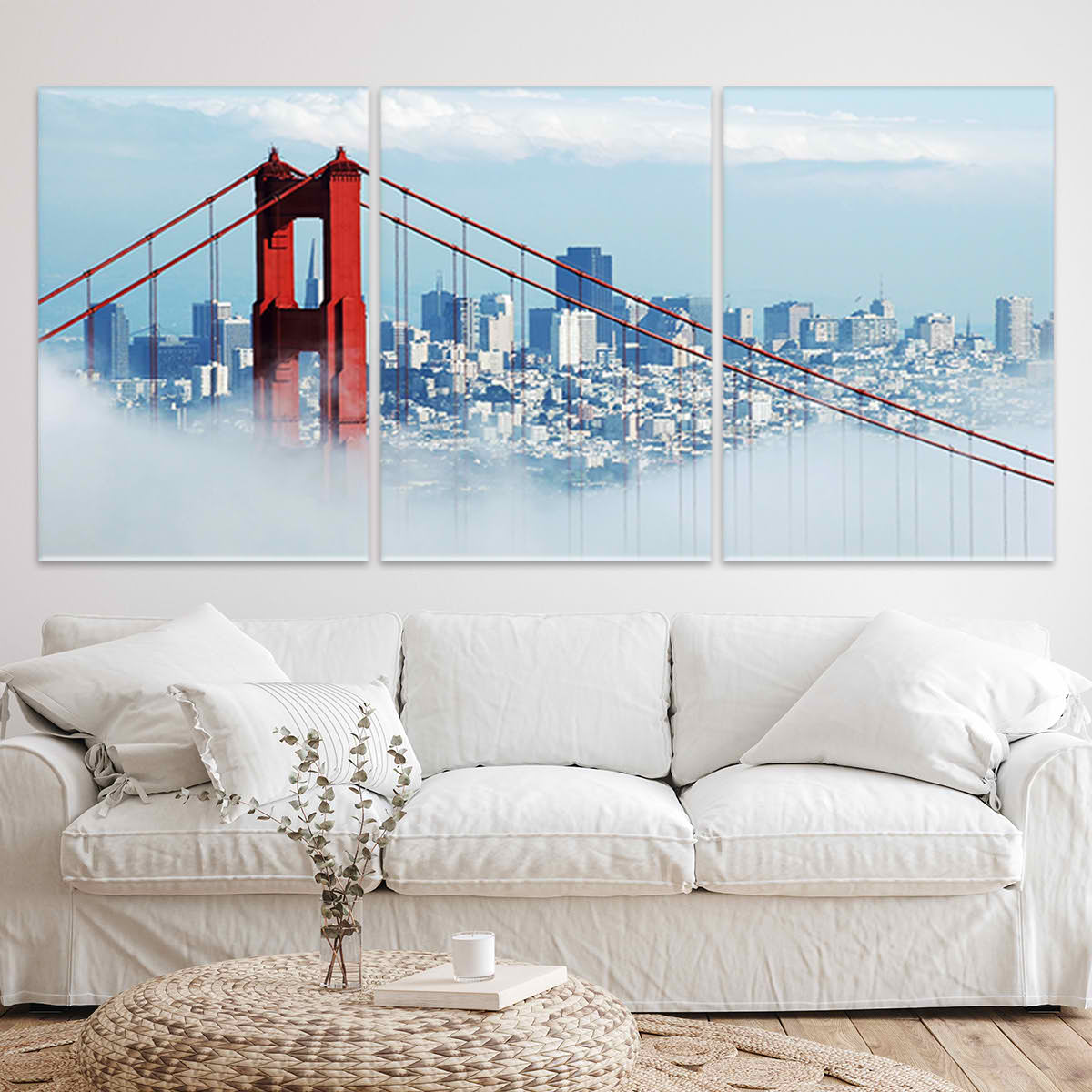 San Francisco Skyline Marin Headlands Wall Art-Stunning Canvas Prints