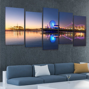 Santa Monica Pier Wall Art Canvas-Stunning Canvas Prints