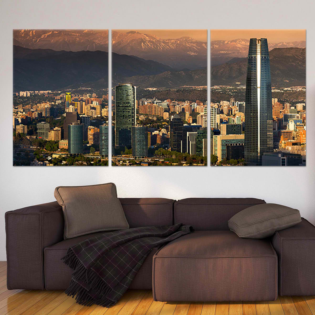 Santiago De Chile Cityscape Wall Art-Stunning Canvas Prints