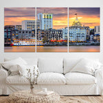 Savannah Georgia Cityscape Wall Art-Stunning Canvas Prints