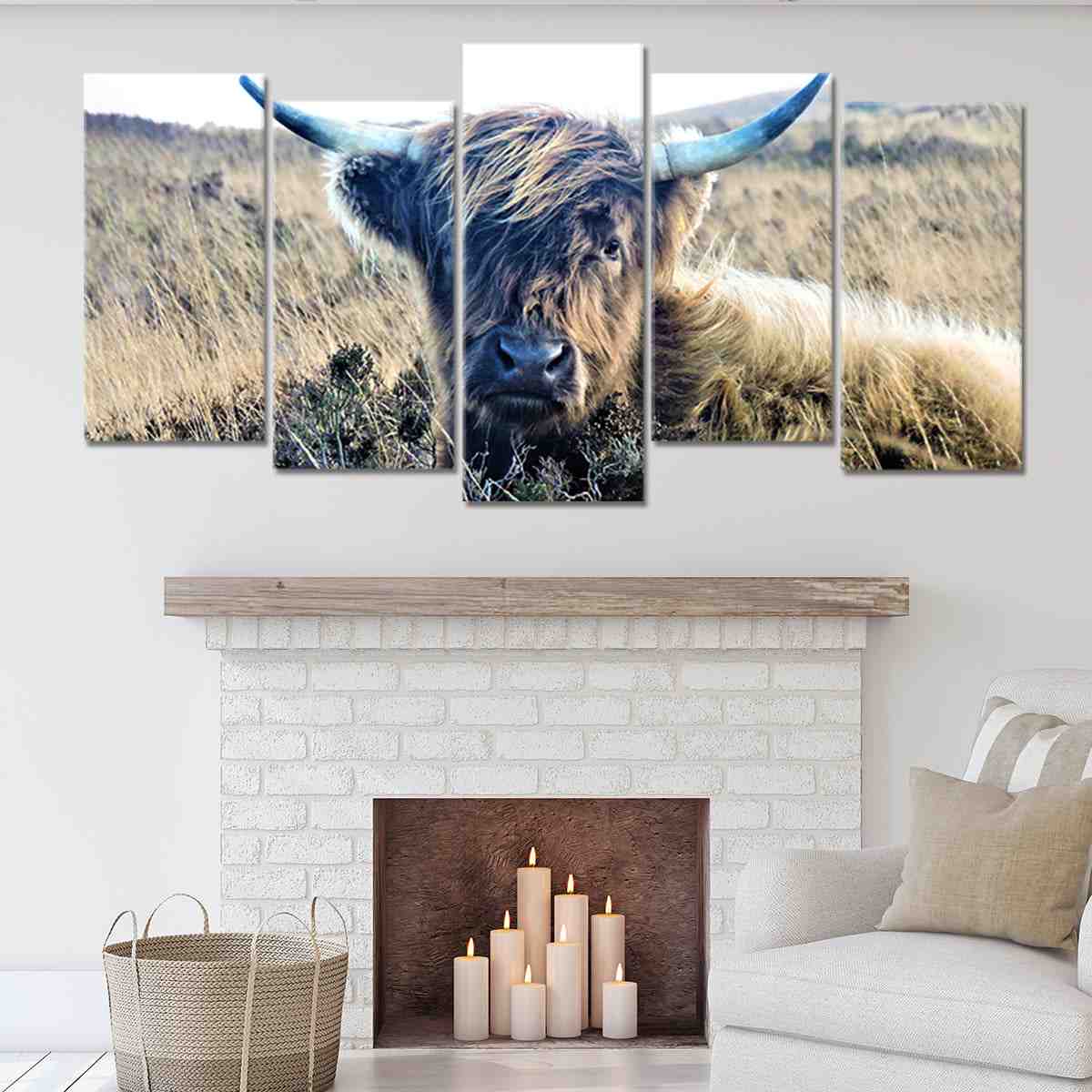 Scottish Highland Cow Wall Art