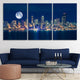 Seattle Skyline Wall Art Canvas-Stunning Canvas Prints