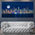 Seattle Skyline With Full Moon Canvas Wall Art