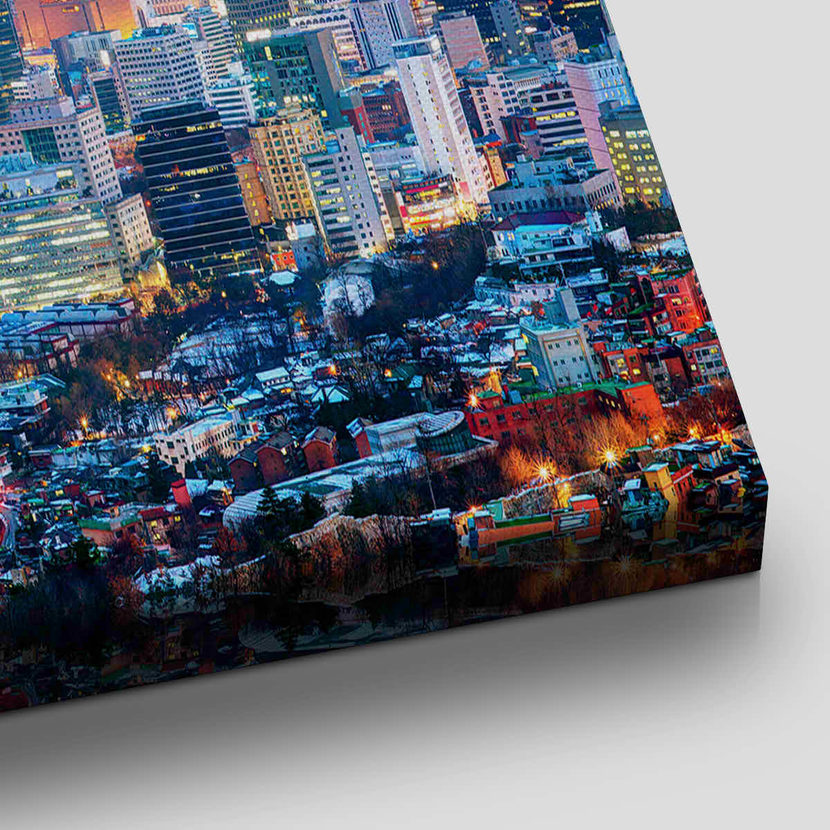 Seoul South Korea Skyline Wall Art Canvas-Stunning Canvas Prints