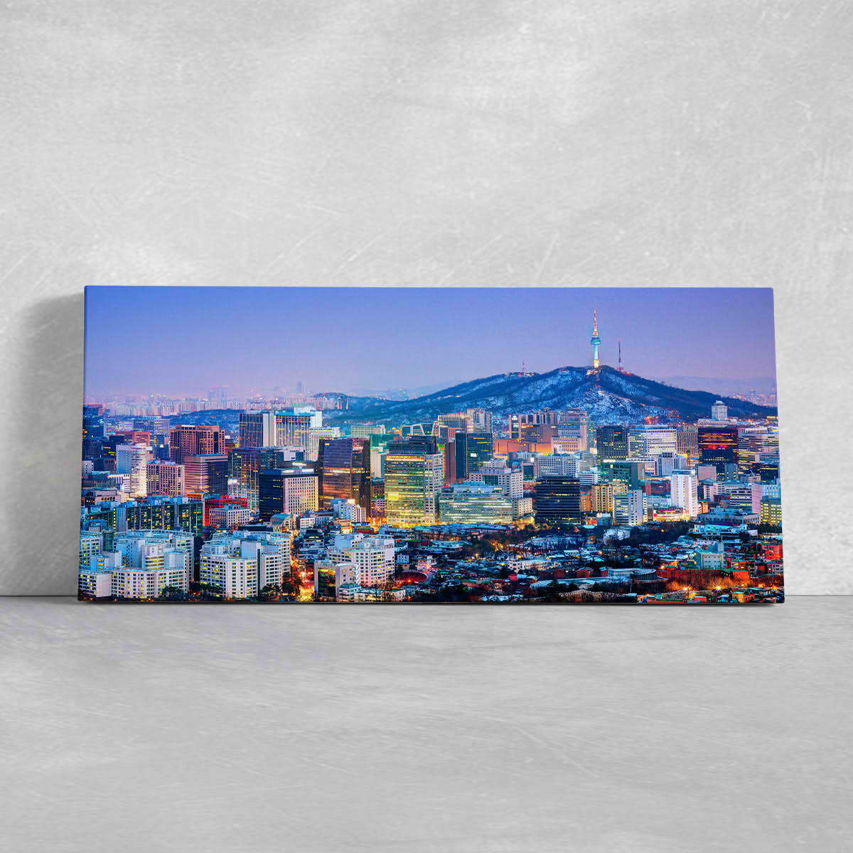 Seoul South Korea Skyline Wall Art Canvas-Stunning Canvas Prints