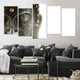 Black And White Buddha Wall Art Canvas Print