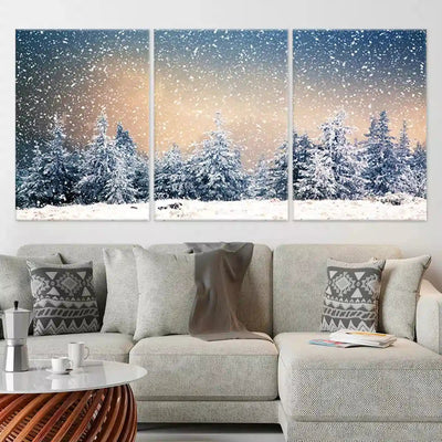 Christmas Forest Wall Art-Stunning Canvas Prints