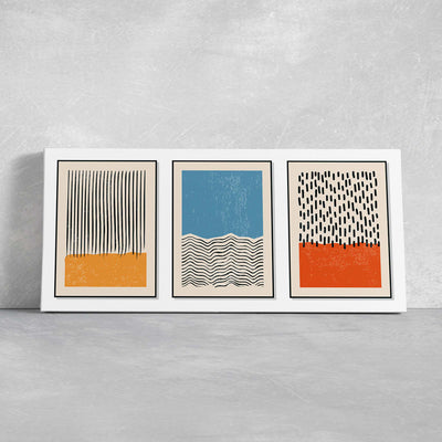 Abstract Primitive Shapes Wall Art-Stunning Canvas Prints