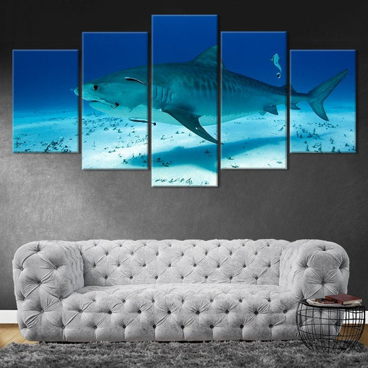 Tiger Shark Wall Art Canvas Print-Stunning Canvas Prints