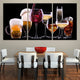 Cocktails and Wine Wall Art Canvas Print-Stunning Canvas Prints