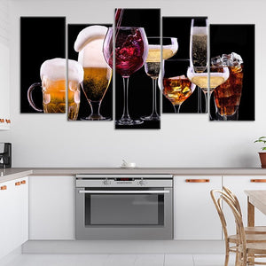 Cocktails and Wine Wall Art Canvas Print-Stunning Canvas Prints