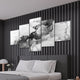 Large Black And White Abstract Marble Wall Art For Living Room Wall-Stunning Canvas Prints