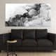 Large Black And White Abstract Marble Wall Art For Living Room Wall-Stunning Canvas Prints