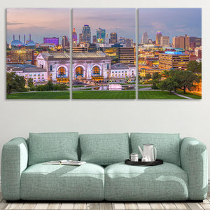 Kansas Skyline Wall Art Canvas-Stunning Canvas Prints