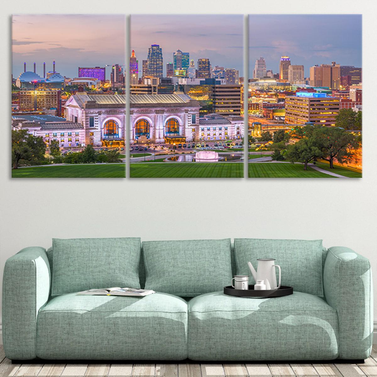 Kansas Skyline Wall Art Canvas-Stunning Canvas Prints