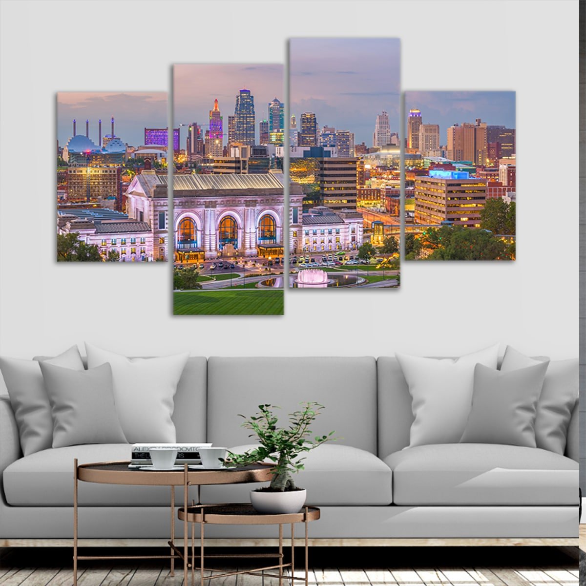 Kansas Skyline Wall Art Canvas-Stunning Canvas Prints