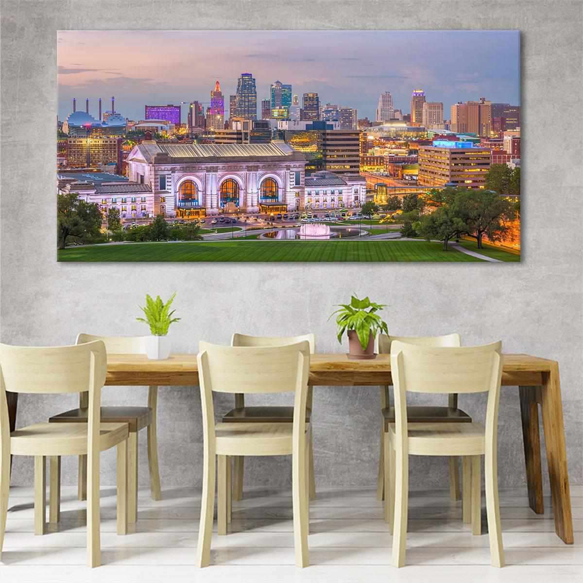 Kansas Skyline Wall Art Canvas-Stunning Canvas Prints