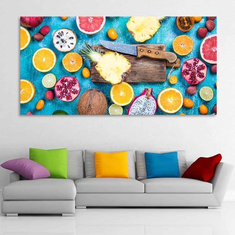 Sliced Fruits Wall Art Canvas Print-Stunning Canvas Prints