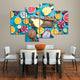 Sliced Fruits Wall Art Canvas Print-Stunning Canvas Prints