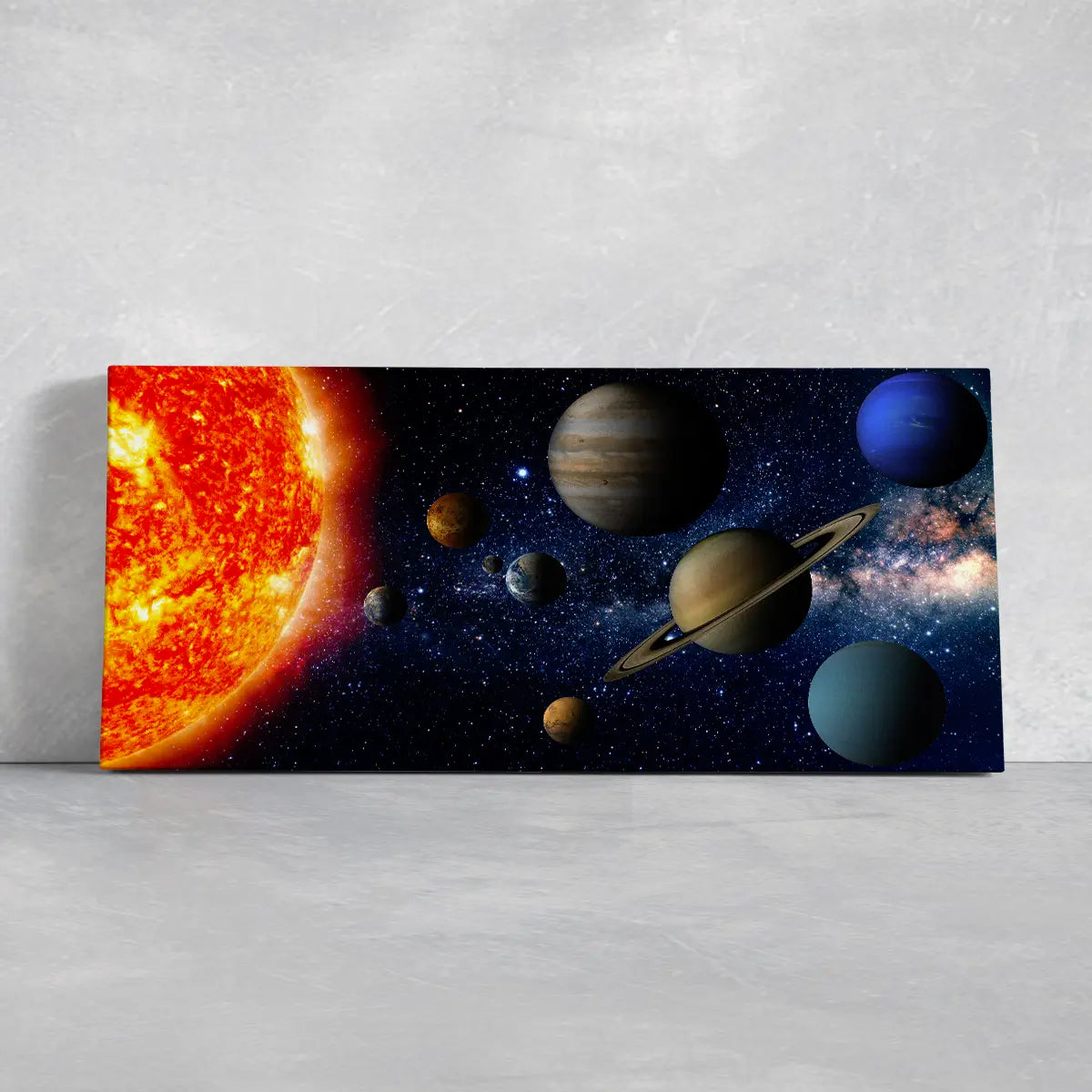 Solar System Wall Art Large Canvas Print Art Print Wall Painting