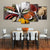 Spices & Life Kitchen Multi Panel Canvas Wall Art