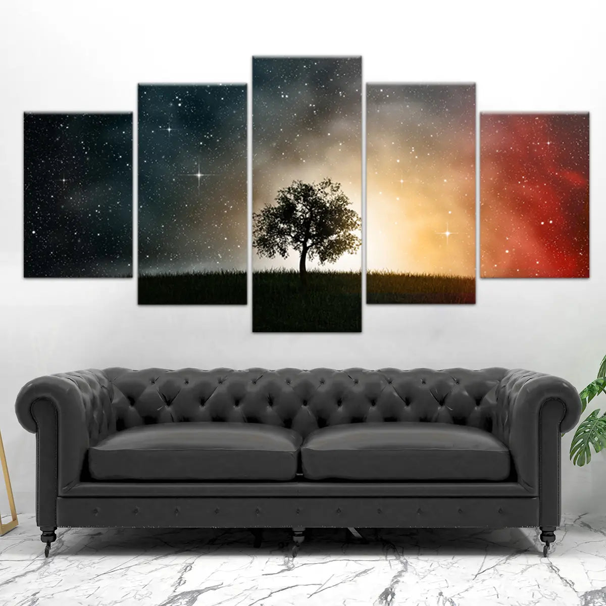 Starry Night Tree Wall Art Canvas Print-Stunning Canvas Prints