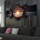 Sunrise View From ISS 5 Panel Canvas Wall Art