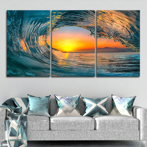 coastal wall decor, large ocean canvas, beach house wall art, ocean wave photography, relaxing ocean art, nautical wall art, sea wave canvas, ocean-themed decor