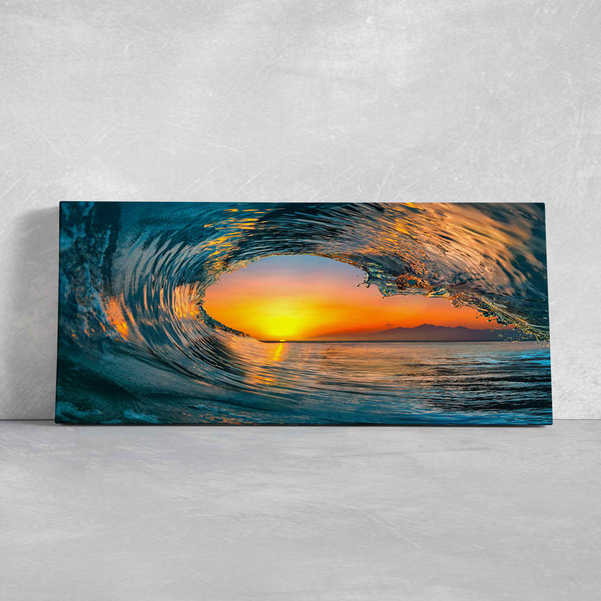 Ocean Wave Wall Art, Beach Wall Decor, Ocean Canvas Print, Coastal