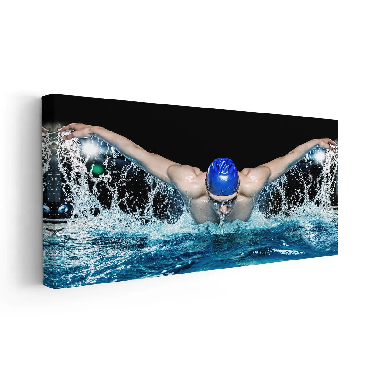 Butterfly Swimmer Wall Art Canvas Print-Stunning Canvas Prints