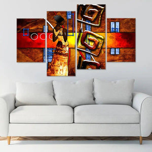 African Abstract Wall Art Canvas Print-Stunning Canvas Prints