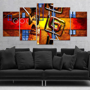 African Abstract Wall Art Canvas Print-Stunning Canvas Prints