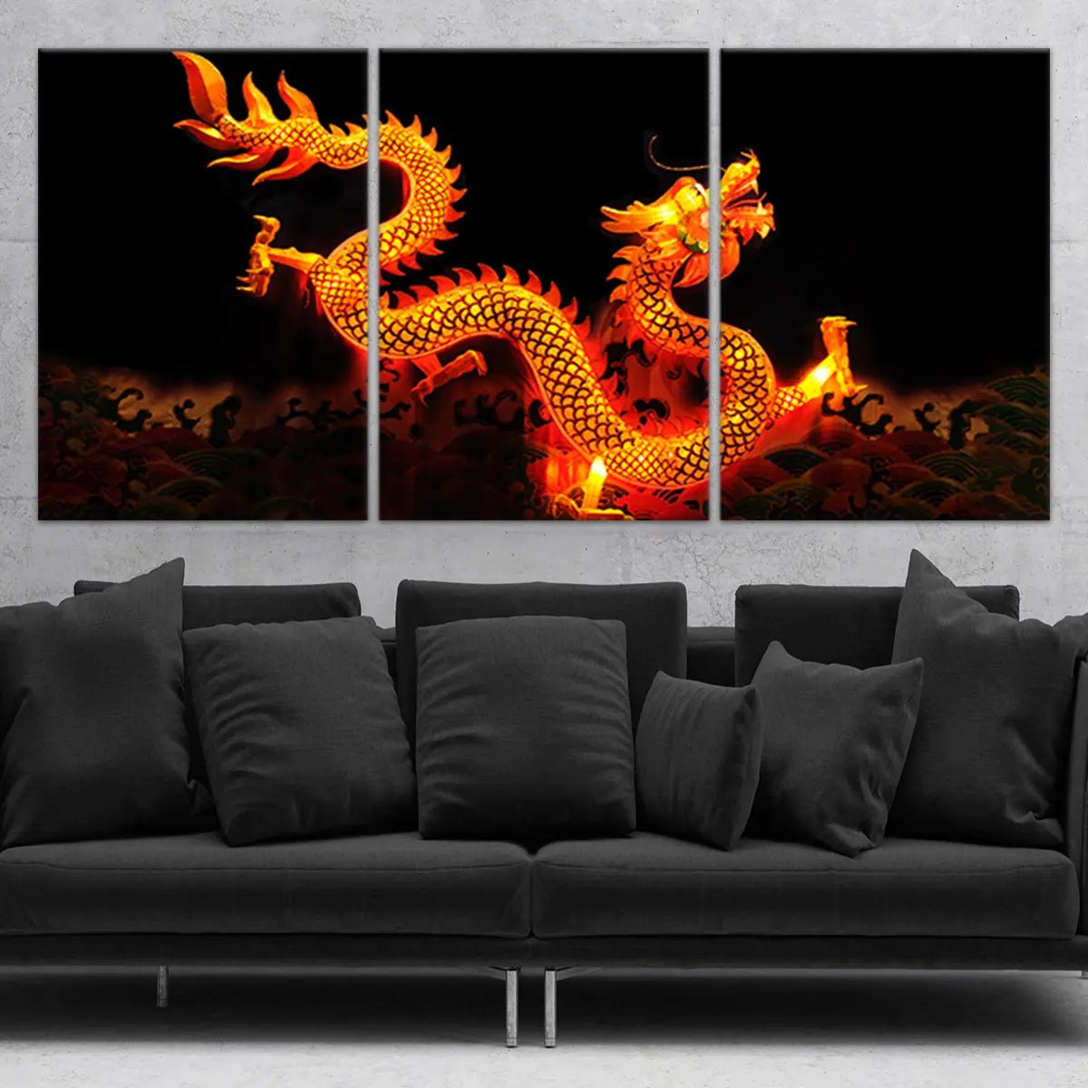 Chinese Dragon Wall Art-Stunning Canvas Prints