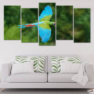 Tropical Parrot Wall Art Canvas-Stunning Canvas Prints