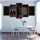 Bold Red Wine Wall Art Canvas Print-Stunning Canvas Prints
