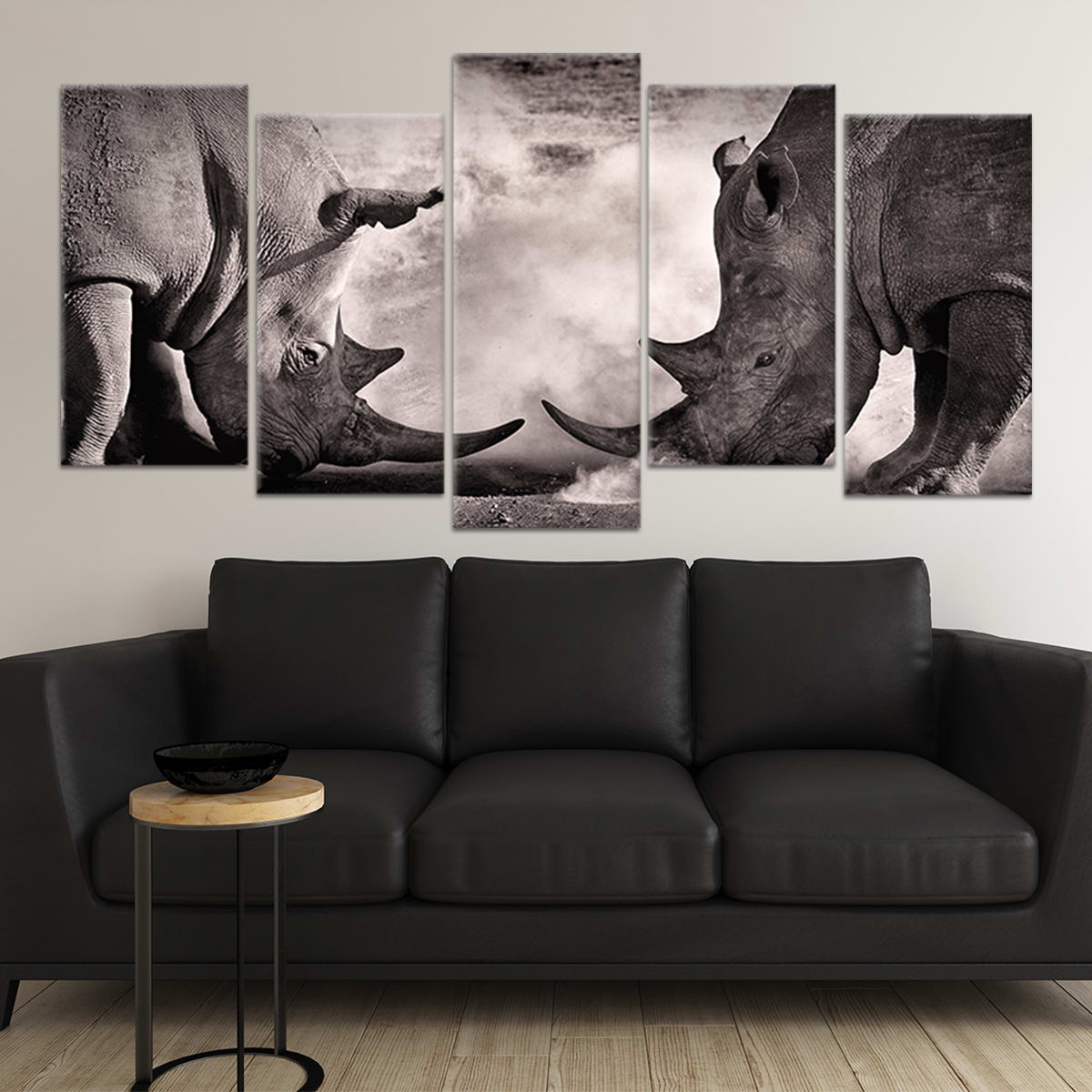 White Rhinoceros Wall Art Canvas-Stunning Canvas Prints