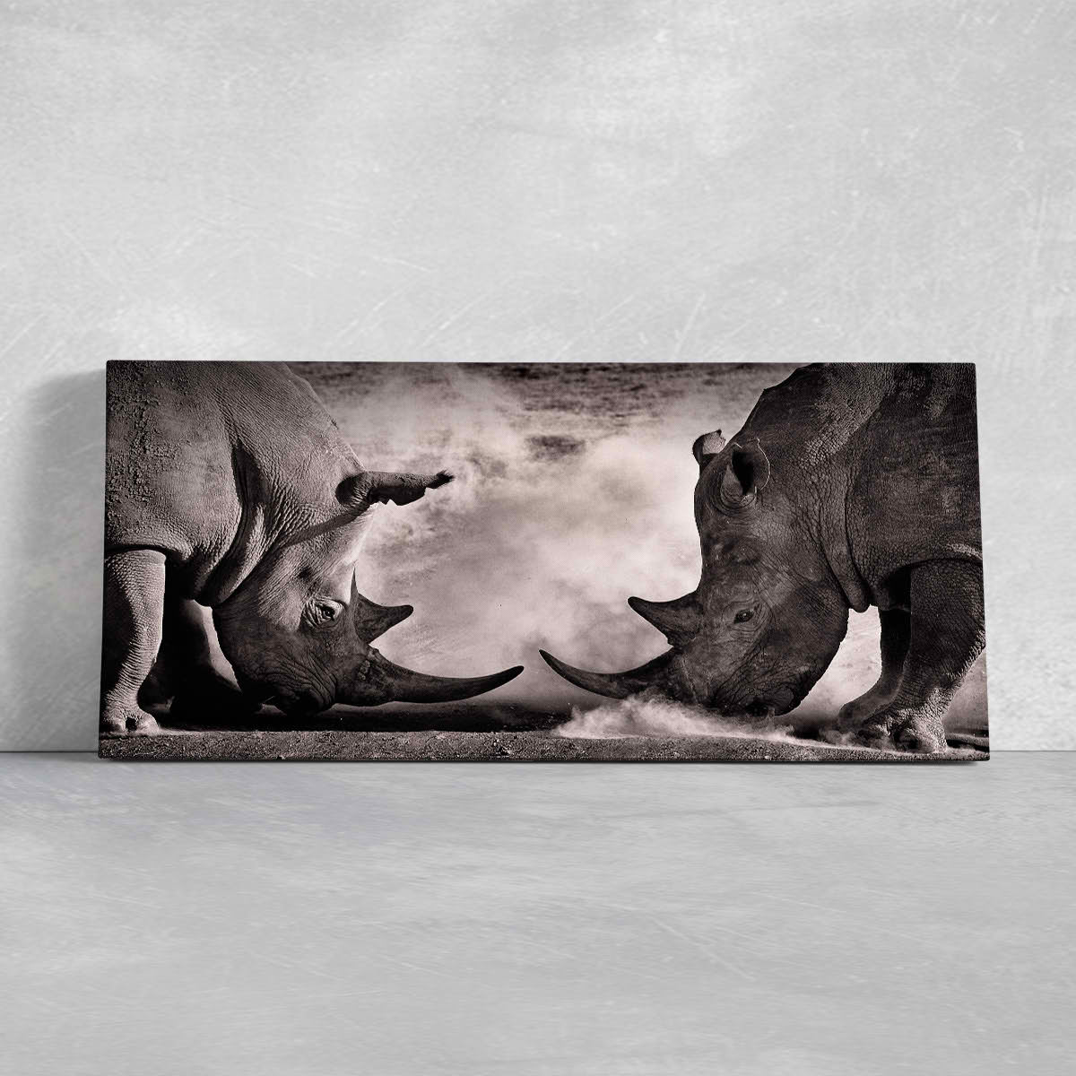 White Rhinoceros Wall Art Canvas-Stunning Canvas Prints
