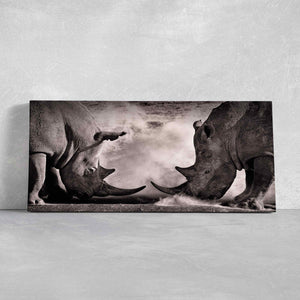 White Rhinoceros Wall Art Canvas-Stunning Canvas Prints