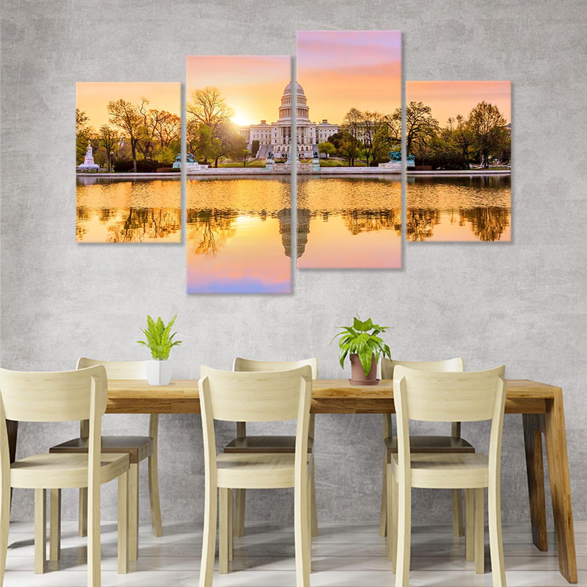 US Capitol Skyline Wall Art Canvas-Stunning Canvas Prints