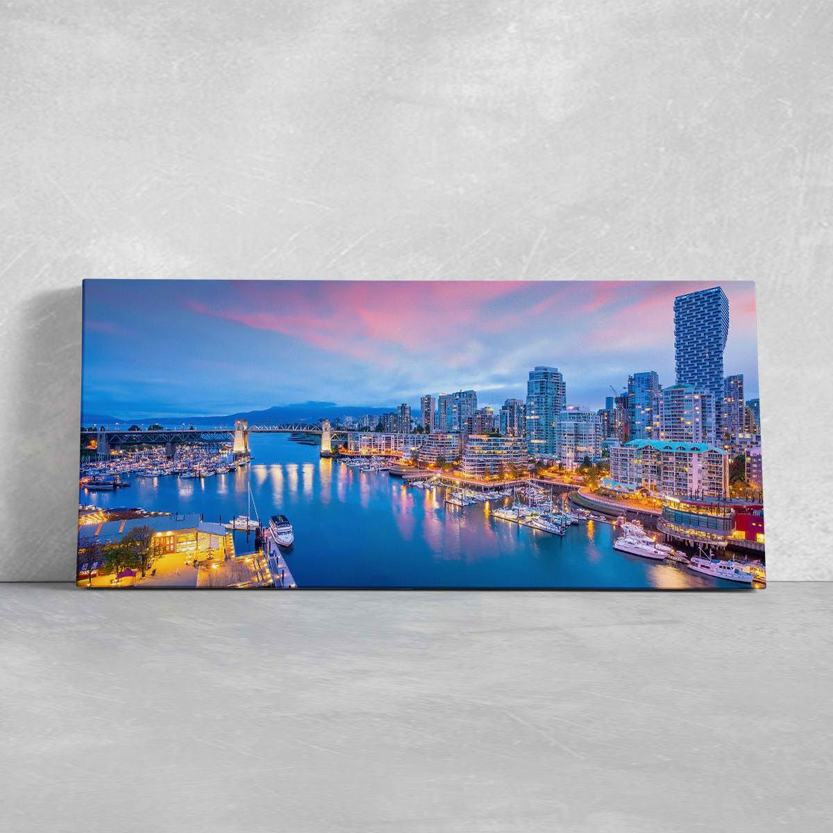 Vancouver Skyline Wall Art Canvas-Stunning Canvas Prints