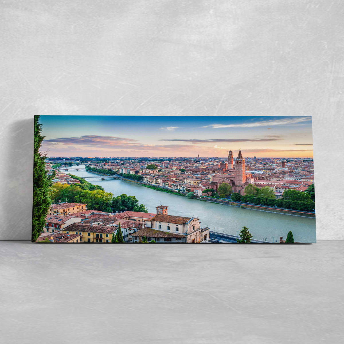 Verona Skyline Wall Art Canvas-Stunning Canvas Prints