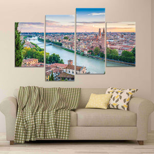 Verona Skyline Wall Art Canvas-Stunning Canvas Prints