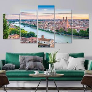 Verona Skyline Wall Art Canvas-Stunning Canvas Prints