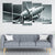 Vintage Aircraft Monochrome Canvas Wall Art Set